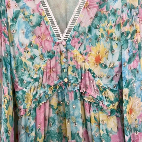 Hemant & nandita georgette dress - Picture 8 of 10